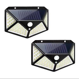 Solar Rechargeable Lights, Human Sensor Lights, Pack of 2